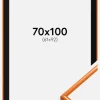 Ramme New Lifestyle Lys Orange 70x100 cm - Passepartout Sort 62x93 cm