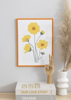 Ramme New Lifestyle Lys Orange 50x70 cm - Passepartout Hvid 42x59,4 cm (A2)