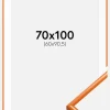 Ramme New Lifestyle Lys Orange 70x100 cm - Passepartout Hvid 61x91,5 cm