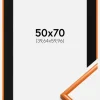 Ramme New Lifestyle Lys Orange 50x70 cm - Passepartout Sort 16x24 inches