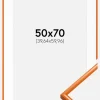 Ramme New Lifestyle Lys Orange 50x70 cm - Passepartout Hvid 16x24 inches
