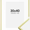 Ramme New Lifestyle Lysegul 30x40 cm - Passepartout Hvid 21x29,7 cm (A4)