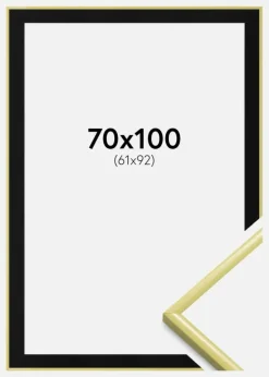 Ramme New Lifestyle Lysegul 70x100 cm - Passepartout Sort 62x93 cm