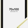 Ramme New Lifestyle Lysegul 70x100 cm - Passepartout Sort 59,4x84 cm (A1)