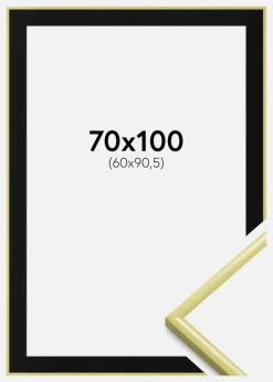 Ramme New Lifestyle Lysegul 70x100 cm - Passepartout Sort 61x91,5 cm