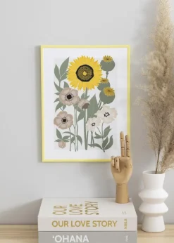 Ramme New Lifestyle Lysegul 50x70 cm - Passepartout Hvid 33x56 cm