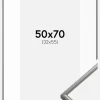 Ramme New Lifestyle Lysegrå 50x70 cm - Passepartout Hvid 33x56 cm