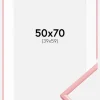 Ramme New Lifestyle Lyserød 50x70 cm - Passepartout Hvid 40x60 cm