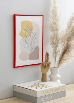 Ramme New Lifestyle Lyserød 50x70 cm - Passepartout Hvid 40x60 cm