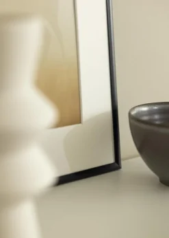 Ramme New Lifestyle Mat Sort 18x24 cm - Passepartout Hvid 13x18 cm