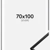 Ramme New Lifestyle Mat Sort 70x100 cm - Passepartout Hvid 62x85 cm