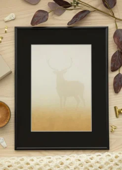 Ramme New Lifestyle Mat Sort 40x50 cm - Passepartout Sort 27x35 cm