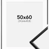 Ramme New Lifestyle Mat Sort 50x60 cm - Passepartout Hvid 16x20 inches