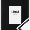 Ramme New Lifestyle Mat Sort 13x18 cm - Passepartout Sort 7x10 cm