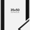 Ramme New Lifestyle Mat Sort 35x50 cm - Passepartout Sort 11x17 inches