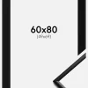 Ramme New Lifestyle Mat Sort 60x80 cm - Passepartout Sort 50x70 cm
