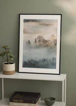 Ramme New Lifestyle Mat Sort 13x18 cm - Passepartout Hvid 9x12 cm