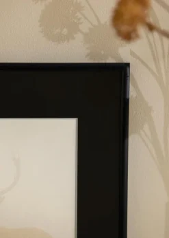 Ramme New Lifestyle Mat Sort 40x60 cm - Passepartout Sort 32,9x48,3 cm (A3+)