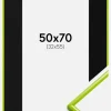 Ramme New Lifestyle May Green 50x70 cm - Passepartout Sort 33x56 cm