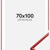 Ramme New Lifestyle Medium Red 70x100 cm - Passepartout Hvid 24x36 inches