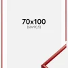 Ramme New Lifestyle Medium Red 70x100 cm - Passepartout Hvid 61x91,5 cm