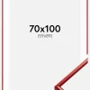 Ramme New Lifestyle Medium Red 70x100 cm - Passepartout Hvid 60x90 cm
