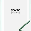 Ramme New Lifestyle Moss Green 50x70 cm - Passepartout Hvid 42x59,4 cm (A2)