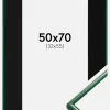 Ramme New Lifestyle Moss Green 50x70 cm - Passepartout Sort 33x56 cm