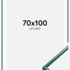 Ramme New Lifestyle Moss Green 70x100 cm - Passepartout Hvid 62x85 cm