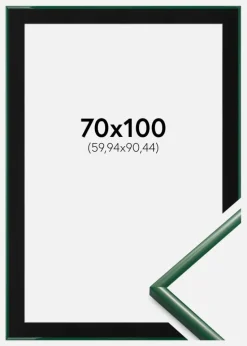 Ramme New Lifestyle Moss Green 70x100 cm - Passepartout Sort 24x36 inches