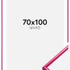 Ramme New Lifestyle Mørk Rosa 70x100 cm - Passepartout Hvid 62x93 cm