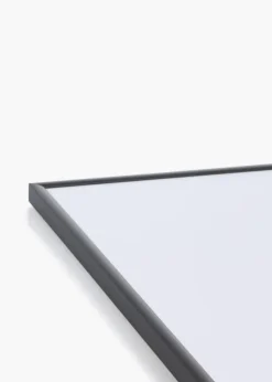 Ramme New Lifestyle Mørkegrå 50x70 cm - Passepartout Hvid 40x60 cm