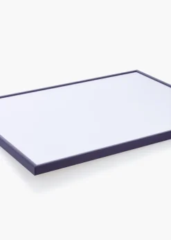 Ramme New Lifestyle Mørkelilla 70x100 cm - Passepartout Hvid 61x91,5 cm