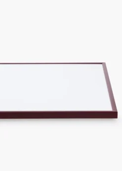 Ramme New Lifestyle Mørkerød 70x100 cm - Passepartout Hvid 61x91,5 cm