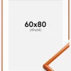 Ramme New Lifestyle Orange 60x80 cm - Passepartout Hvid 50x65 cm