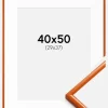 Ramme New Lifestyle Orange 40x50 cm - Passepartout Hvid 30x38 cm