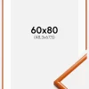Ramme New Lifestyle Orange 60x80 cm - Passepartout Hvid 49,3x68,5 cm