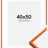 Ramme New Lifestyle Orange 40x50 cm - Passepartout Hvid 12x16 inches