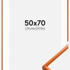 Ramme New Lifestyle Orange 50x70 cm - Passepartout Hvid 16x24 inches