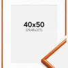 Ramme New Lifestyle Orange 40x50 cm - Passepartout Hvid 12x15 inches