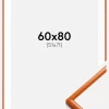 Ramme New Lifestyle Orange 60x80 cm - Passepartout Hvid 52x72 cm