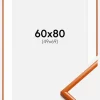 Ramme New Lifestyle Orange 60x80 cm - Passepartout Hvid 50x70 cm