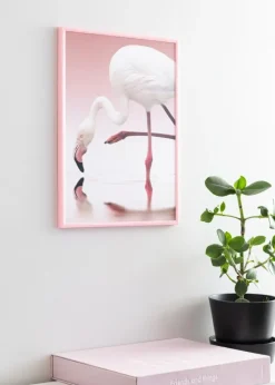 Ramme New Lifestyle Rosa 13x18 cm - Passepartout Hvid B7 88x125 mm