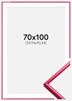 Ramme New Lifestyle Rose 70x100 cm - Passepartout Hvid 24x36 inches