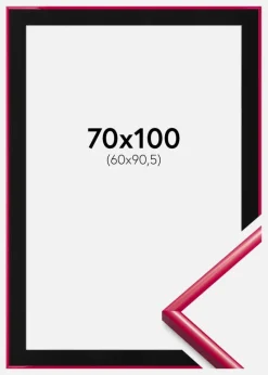 Ramme New Lifestyle Rose 70x100 cm - Passepartout Sort 61x91,5 cm