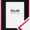 Ramme New Lifestyle Rose 30x40 cm - Passepartout Sort 21x29,7 cm (A4)
