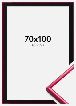 Ramme New Lifestyle Rose 70x100 cm - Passepartout Sort 62x93 cm
