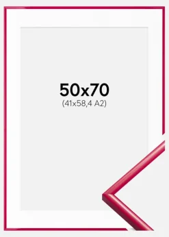Ramme New Lifestyle Rose 50x70 cm - Passepartout Hvid 42x59,4 cm (A2)