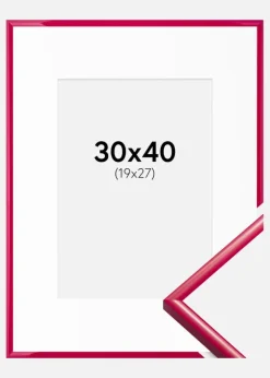 Ramme New Lifestyle Rose 30x40 cm - Passepartout Hvid 20x28 cm