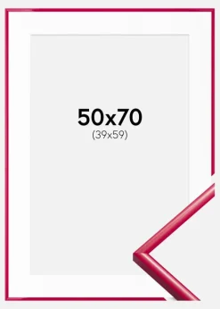 Ramme New Lifestyle Rose 50x70 cm - Passepartout Hvid 40x60 cm